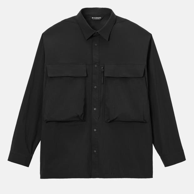 데상트 올터레인 코듀라 립스탑 셔츠자켓