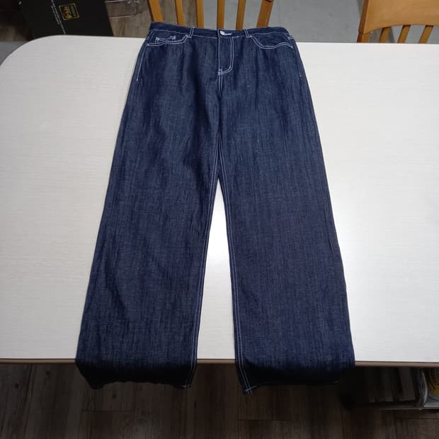 32 새상품 The Cross Jean 봄여름용 린넨 데님 32-347