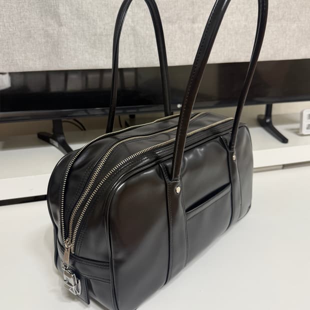 꼼데가르송 더블지퍼백 라지