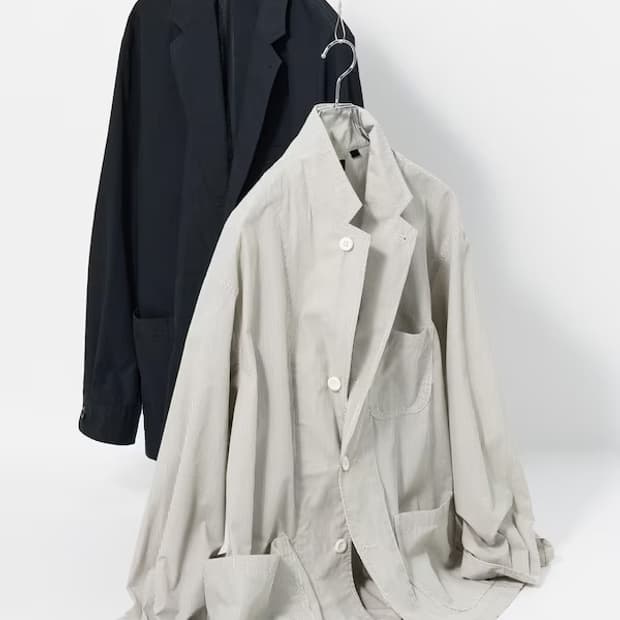 GU X 엔지니어드가먼츠 그레이 콜라보 셋업 (상의XL, 하의 L