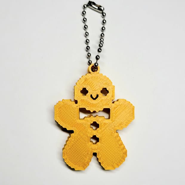 진저브레드맨 쿠키 8비트 키링 키체인