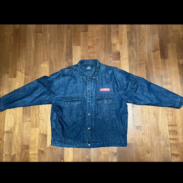 아스트랄 프로젝션) 데님 퀼팅 트러커 재킷 XL