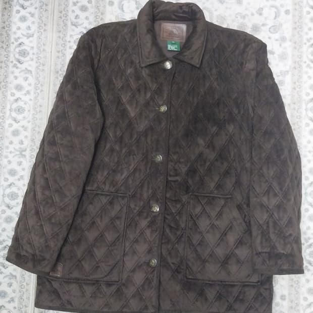 폴로랄프로렌 스웨이드 퀼팅자켓 XL (남성105  여성88까지)