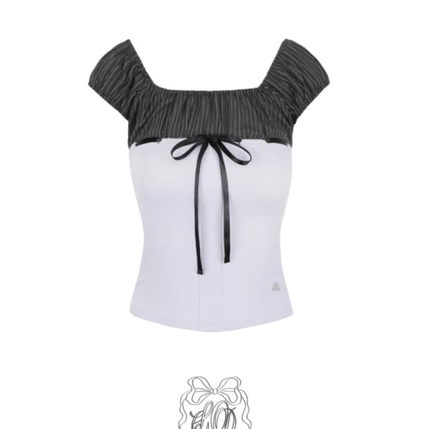 클라우드이모션 devil puff tone & satin top