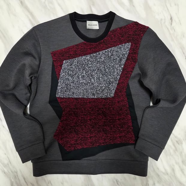 솔리드옴므 레이온 맨투맨 