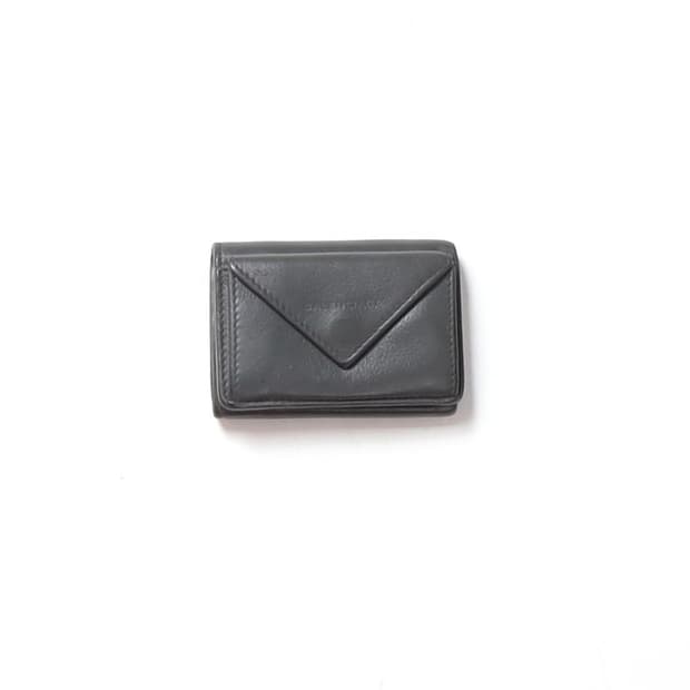 발렌시아가 BALENCIAGA Leather Coin Pouch Wall