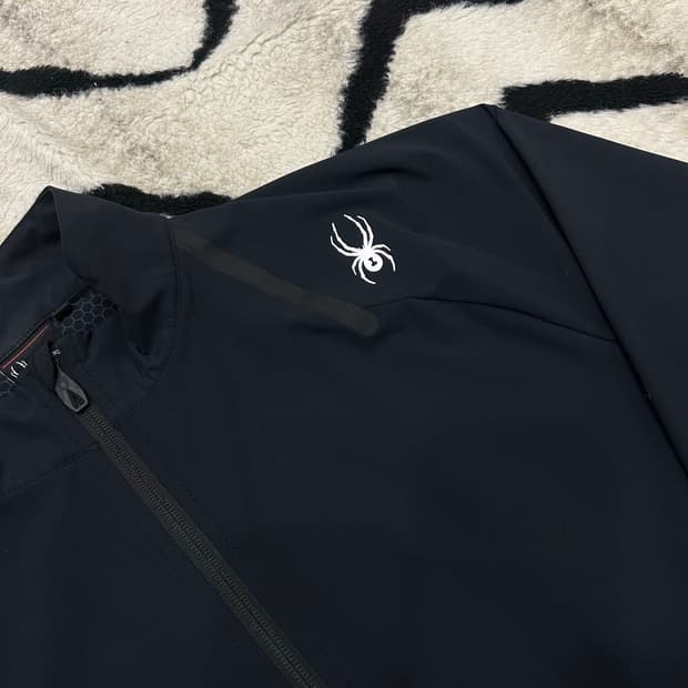 [2XL]스파이더 기능성 긴팔져지/블랙/스판