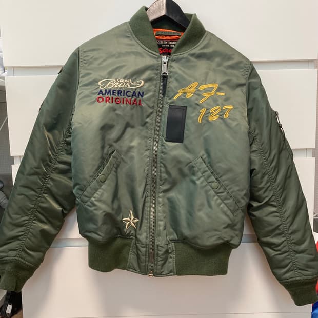 Schott NYC MA-1 봄버 자켓 s