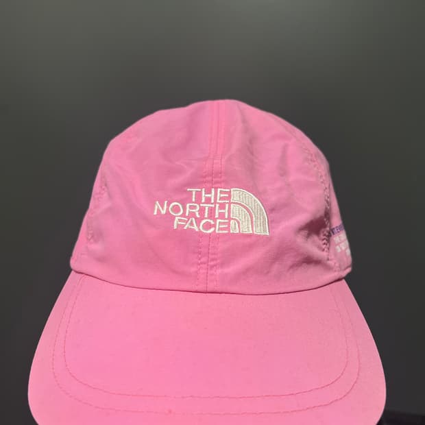 노스페이스 핑크 나일론볼캡