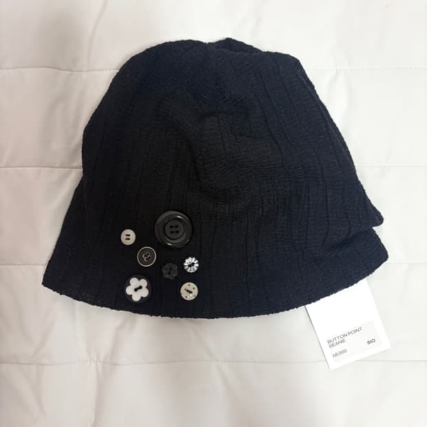 (새상품) SIO button point beanie