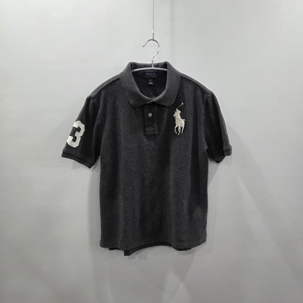 폴로랄프로렌 키즈 빅포니 피케 카라티 다크그레이 M/10/12