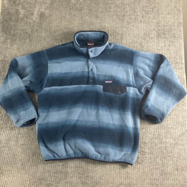 15SS 파타고니아 신칠라 스냅-T 블루 그라데이션 멕시코