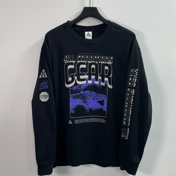 나이키 ACG 프린팅 롱슬리브 긴팔티 (on.532)