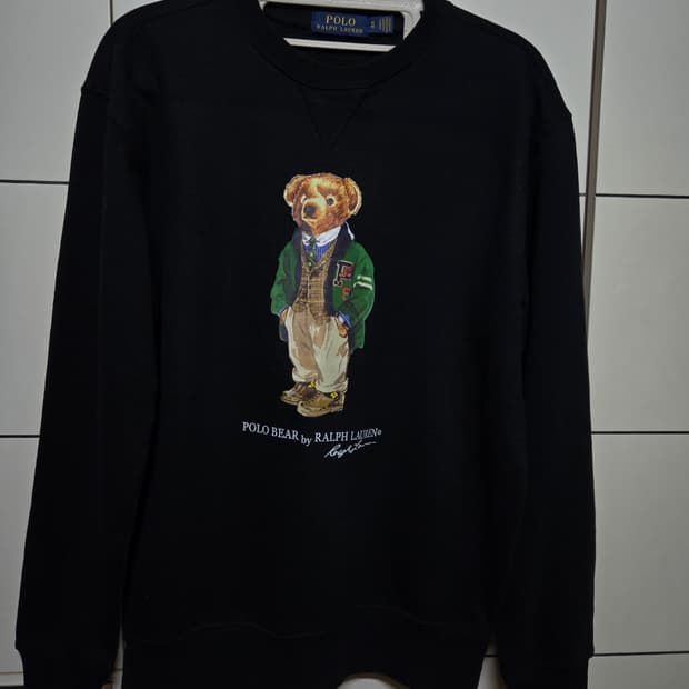 폴로 랄프로렌 폴로베어 기모 맨투맨