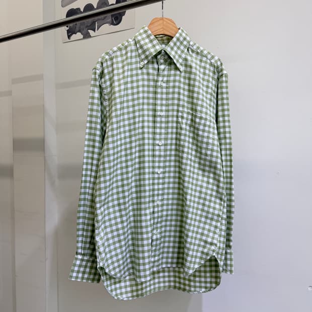 ORIAN FOR BEAMS F (Made in Italy) 깅엄체크셔츠