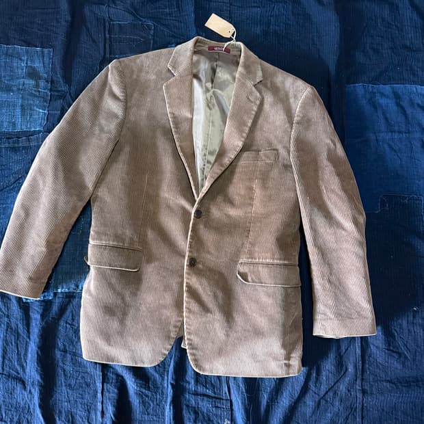 Adolfo Plush 코듀로이 자켓 40S