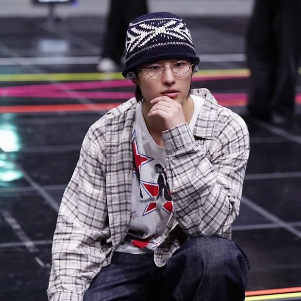 케이블아미 울 자카드 와치캡 니트 햇