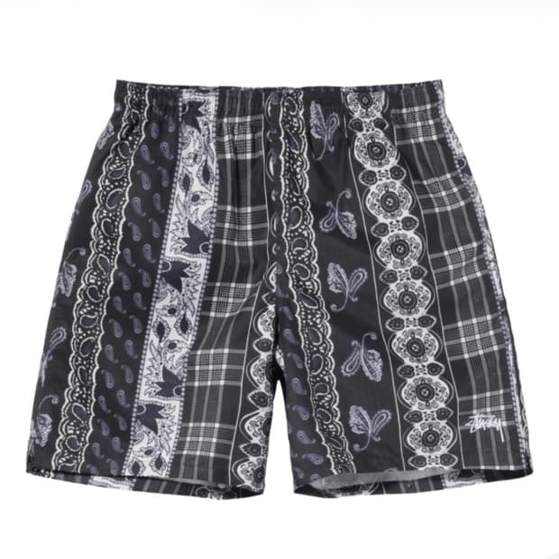 스투시 페이즐리 워터 쇼츠 