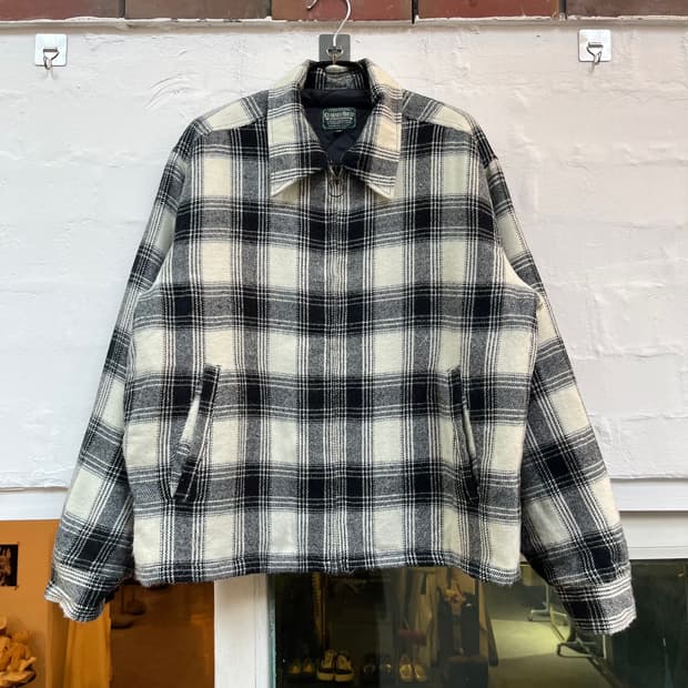 Kearney House 플란넬 울 지퍼 자켓 M