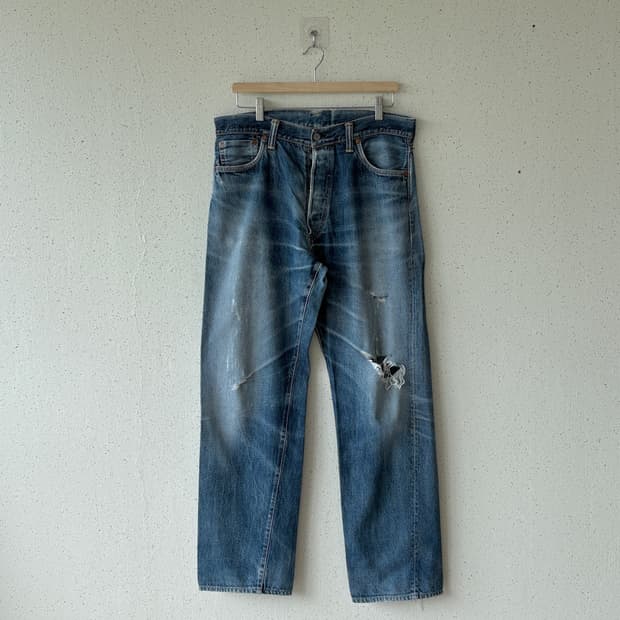 올드 에비수 셀비지 데님 36x36