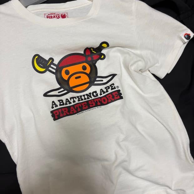 베이프 pirate 반팔 xs