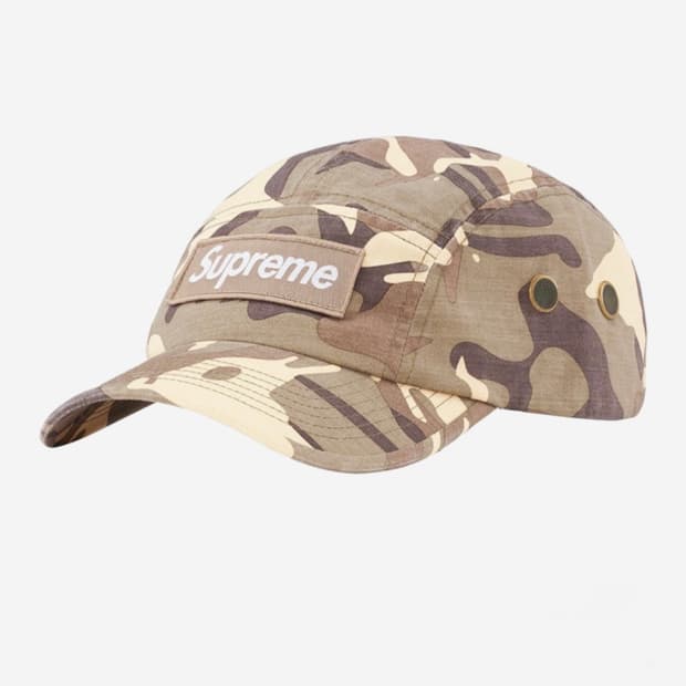 Supreme Military Camp Cap Stone Camo