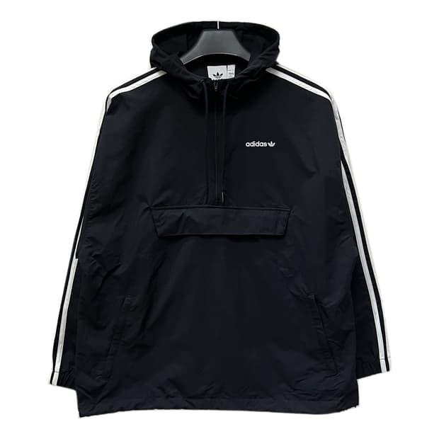 아디다스 클래식 반집업 바람막이 아노락 L