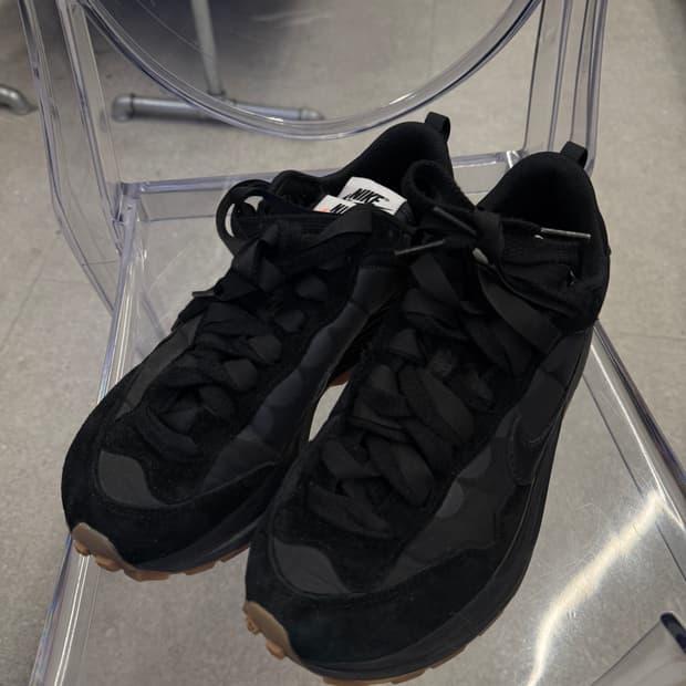 나이키 x 사카이 베이퍼 와플 블랙 245