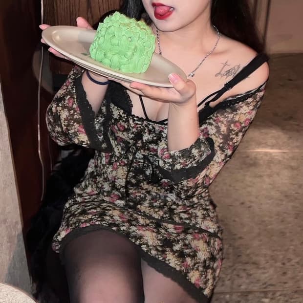 빈티지 플라워패턴 원피스