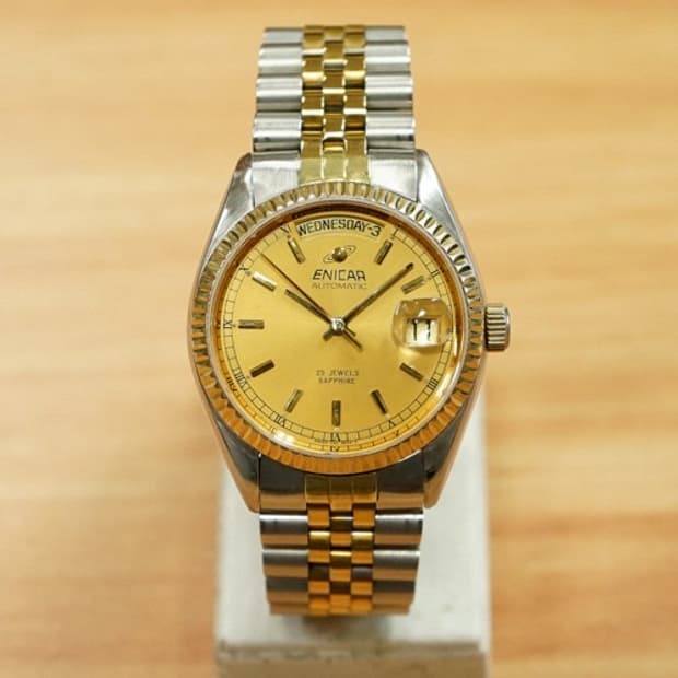 90s 애니카 롤렉스 오마주 데이데이트 콤비 오토매틱 시계