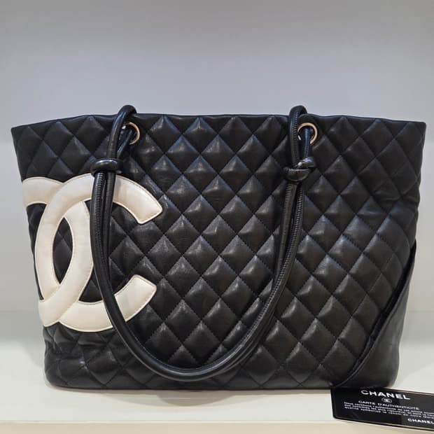 샤넬 깜뽕 숄더백 라지