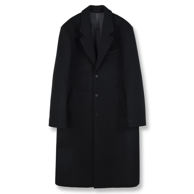 [5] 브라운야드 오버사이즈 체스터 필드 코트 /블랙