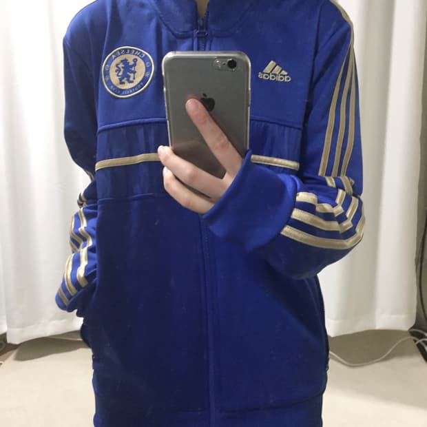 아디다스 첼시 파금 블루 골드 져지 트랙탑 95