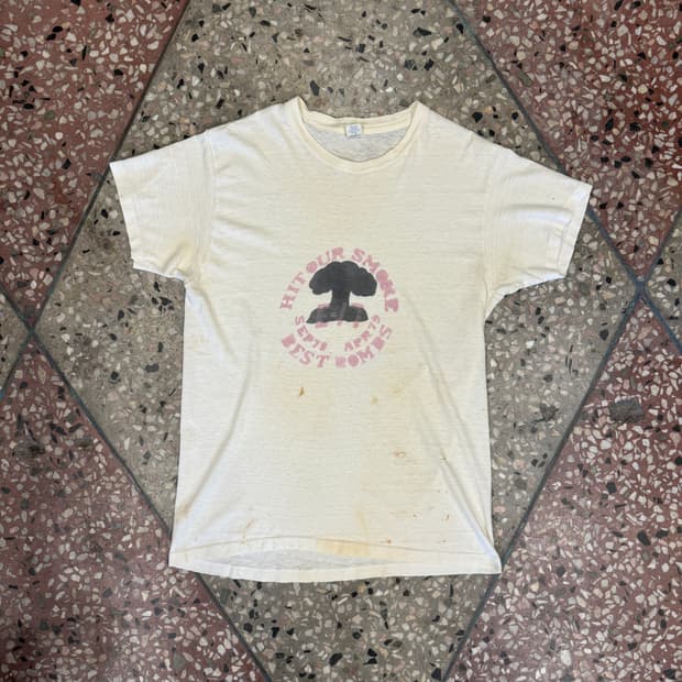 70s 헤인즈 Mushroom Colud 티 (M)