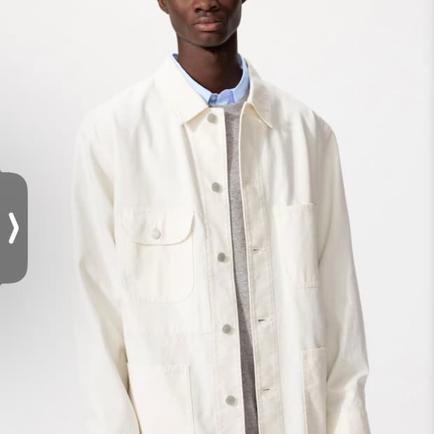 유니클로 유틸리티 재킷(off white) m사이즈