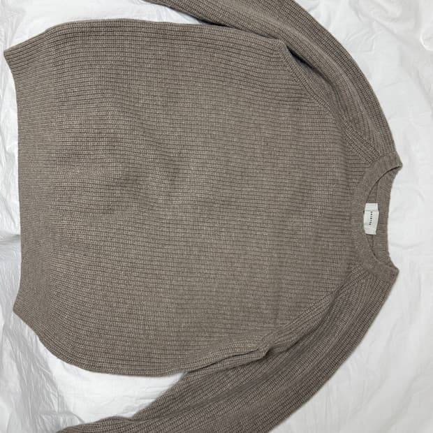 셔터 shirter wool chunky knit V2 멜란지 베이지