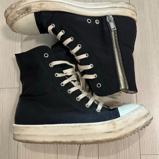 릭오웬스 다크쉐도우 하이탑 컨버스