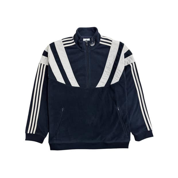 아디다스 발란타 네이비 아노락 후리스 트랙탑 져지 110 xxl 2xl