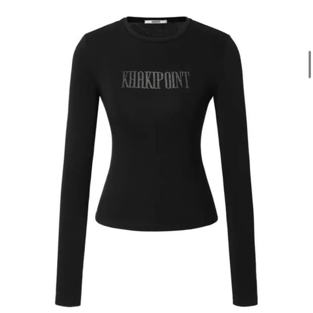 카키포인트 큐빅 티셔츠 Cubic T-shirt (black)