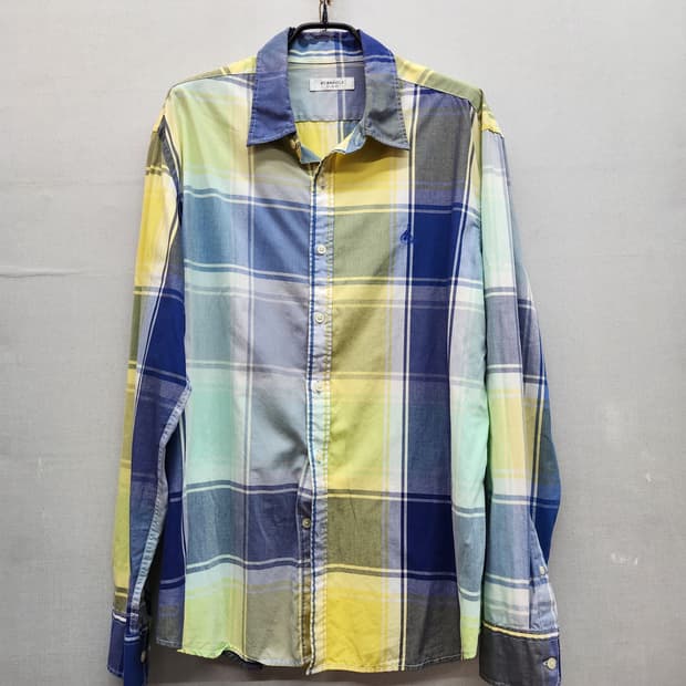 빈폴 멀티컬레 체크 슬림핏 셔츠 105(L~XL)