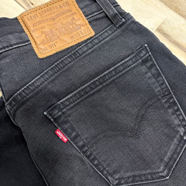 리바이스 511 흑청  W28 L32