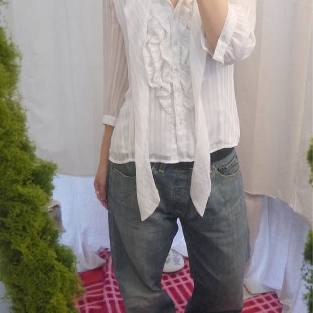 stripe frill bl