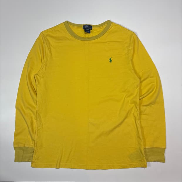 폴로랄프로렌 옐로우 긴팔 티셔츠