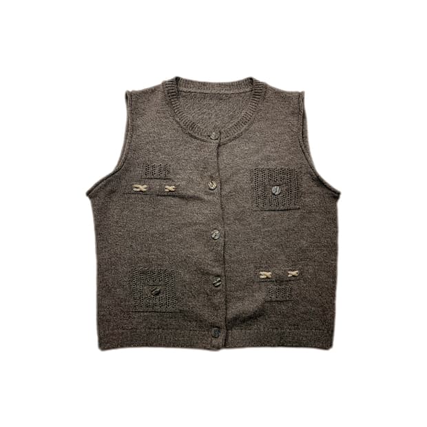 에스닉 니트 베스트