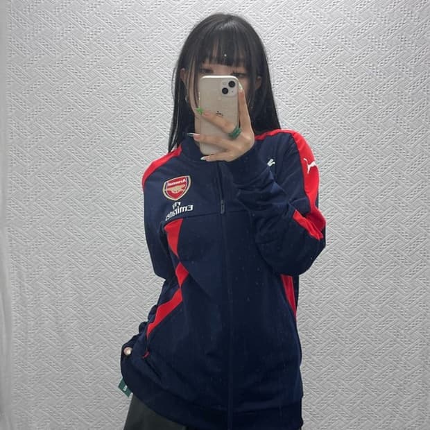 푸마X아스날 16-17 레트로 축구 트랙탑 져지 집업 M C09250