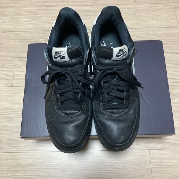 [270]나이키 에어포스1 로우 QS 블랙 화이트