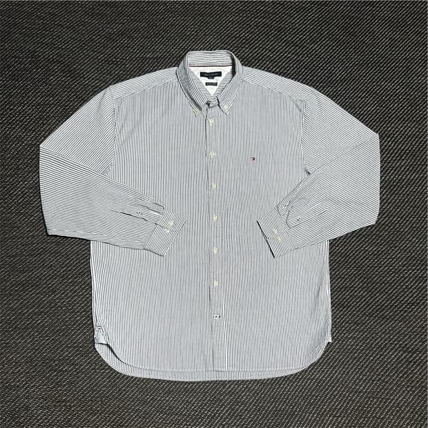 [XXL] Tommy 티미힐피거 옥스퍼드 스트라이프 셔츠
