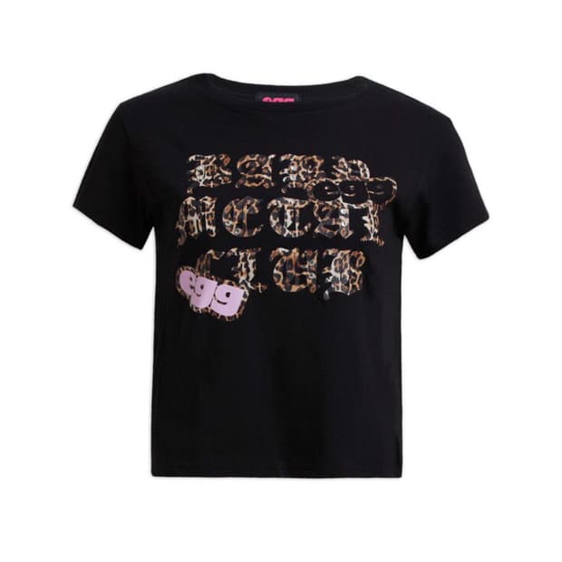 베이비메탈클럽 에그 스티커 베이비 티 