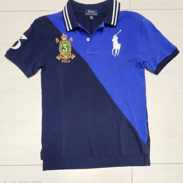 폴로 빅포니 네이비 배색 pk M(10-12)