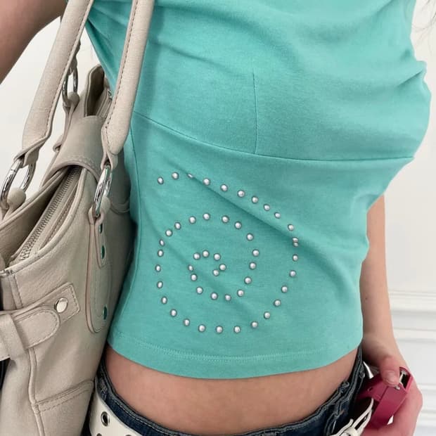 [당일배송] 디망쉬 소호 탑 민트, 디망쉬 soho top, 민트 반팔